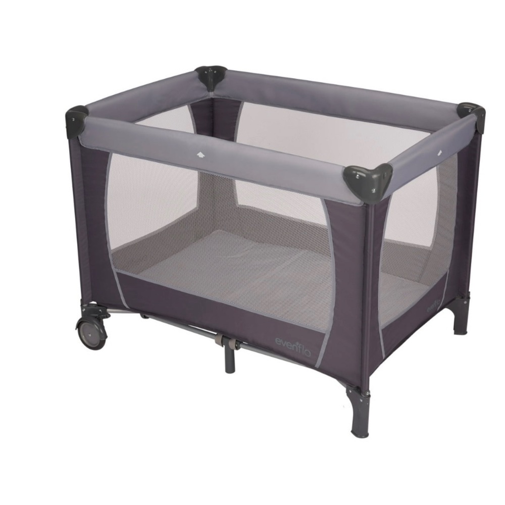 Evenflo® BabySuite® Silverado Classic Portable Playard in Silverado Grey NWT
